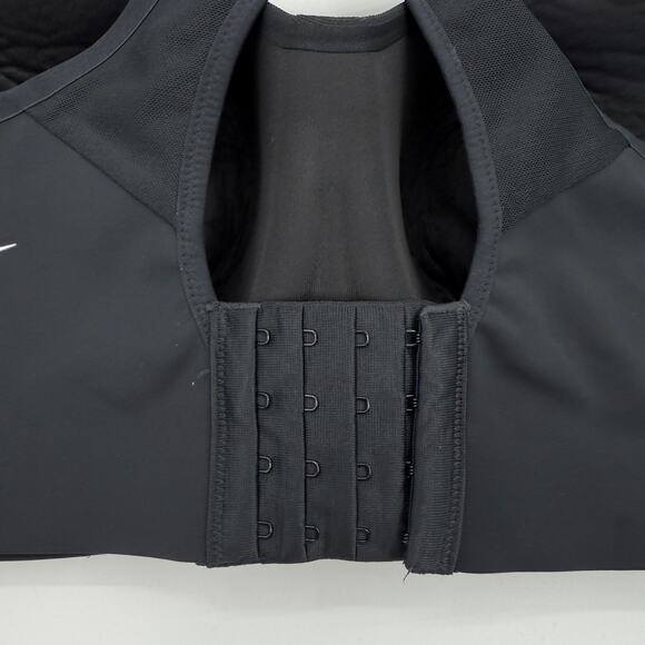 NIKE Dri Fit High Impact Rival Sports Bra Size 42DD Adjustable Strap Racerback - Picture 3 of 5